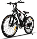 26 inch Electric Bike for Adults, Commuting Ebike with 8ah/12.5ah Battery, 250W/500W Motor Electric Mountain Bike, and Professional 21 Speed Gears (Classic)