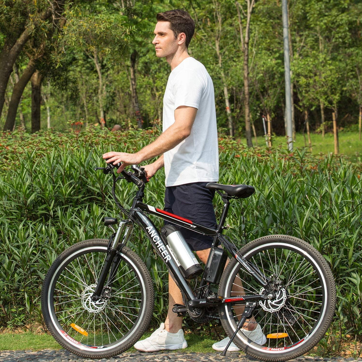 26 inch Electric Bike for Adults, Commuting Ebike with 8ah/12.5ah Battery, 250W/500W Motor Electric Mountain Bike, and Professional 21 Speed Gears (Classic)