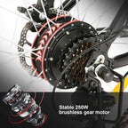 26 inch Electric Bike for Adults, Commuting Ebike with 8ah/12.5ah Battery, 250W/500W Motor Electric Mountain Bike, and Professional 21 Speed Gears (Classic)