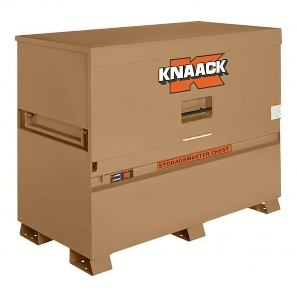 Model 89 47.8 Cu-Ft. Tan Steel Piano Box With 3Kl (Padlock)