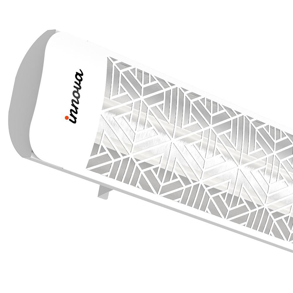 Innova-4000 watt electric infrared dual element heater 277 White 208 Volt-Outdoor Wall Mount Electric Heater-EF40277W3
