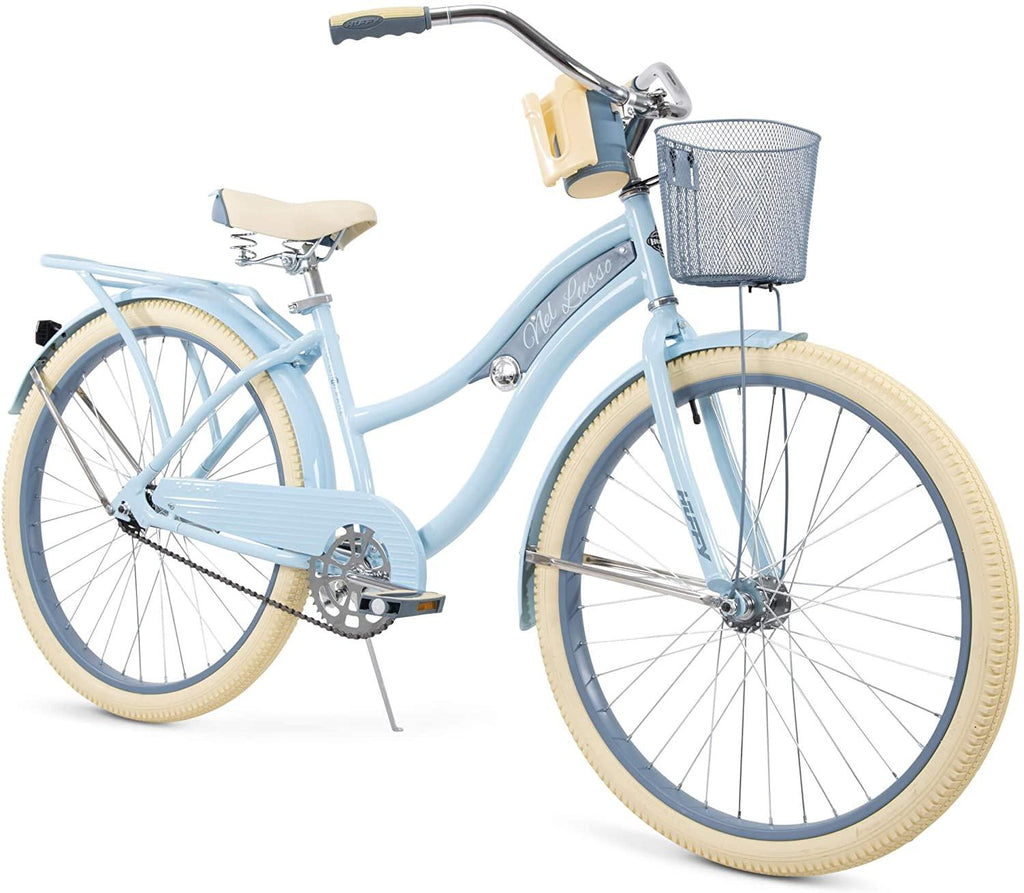 Huffy, Nel Lusso Classic Cruiser Bike Frame, Women's, Light Blue, 26"
