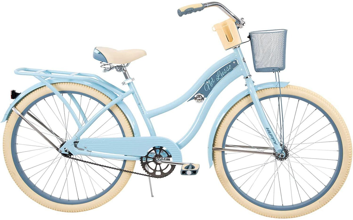 Huffy, Nel Lusso Classic Cruiser Bike Frame, Women's, Light Blue, 26"