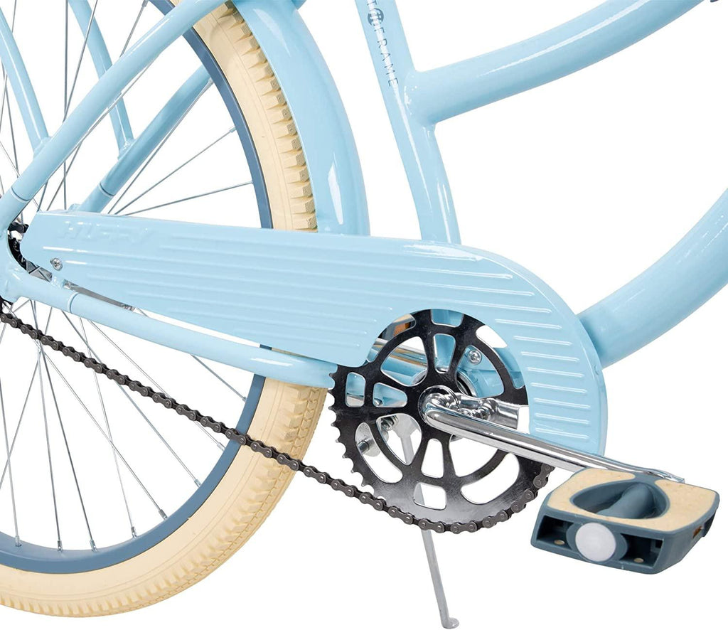 Huffy, Nel Lusso Classic Cruiser Bike Frame, Women's, Light Blue, 26"