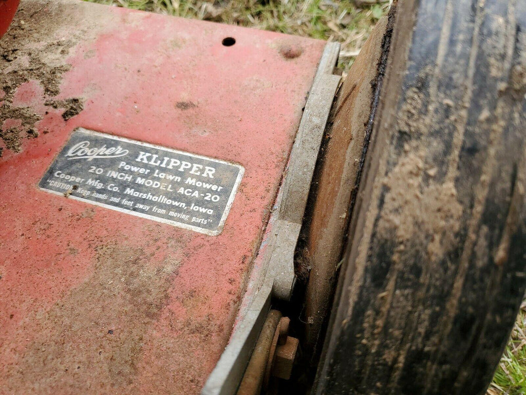 Cooper Klipper Walk-Behind 20" Reel Lawn Mower 2 1/2 HP Motor