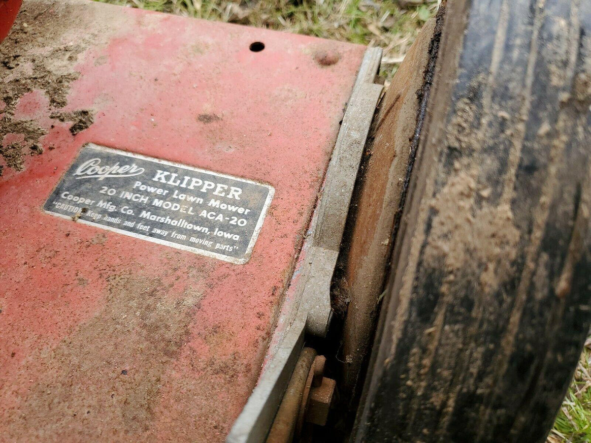 Cooper Klipper Walk-Behind 20" Reel Lawn Mower 2 1/2 HP Motor