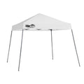 10 ft. W x 10 ft. D Slant-Leg Canopy in White with Easy-to-Use Push Pins and Patented Overlapping Eave Construction