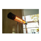 Lifestyle by Focus Infrared Electric Cold Space Heater (Black) with Tripod Stand