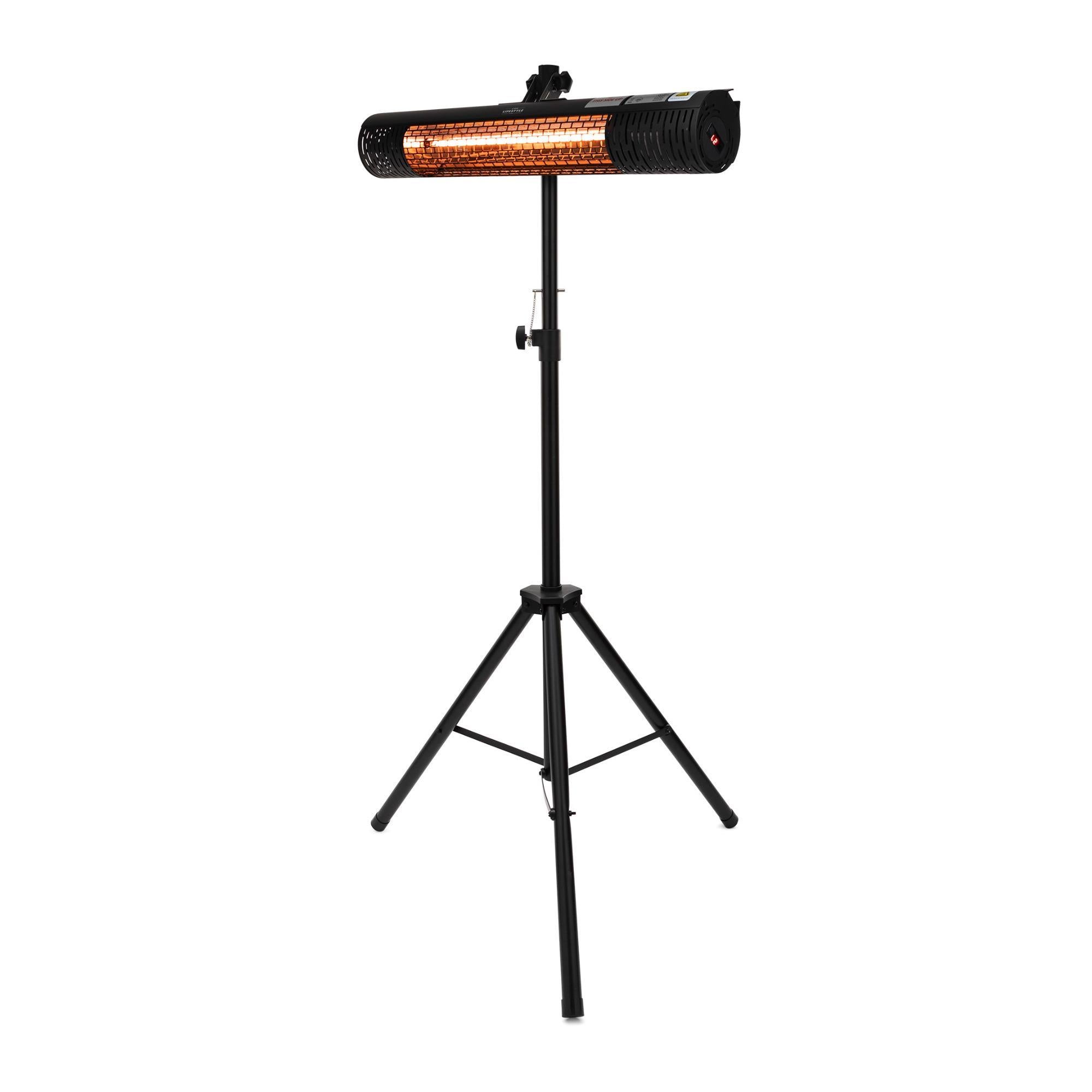 Lifestyle by Focus Infrared Electric Cold Space Heater (Black) with Tripod Stand