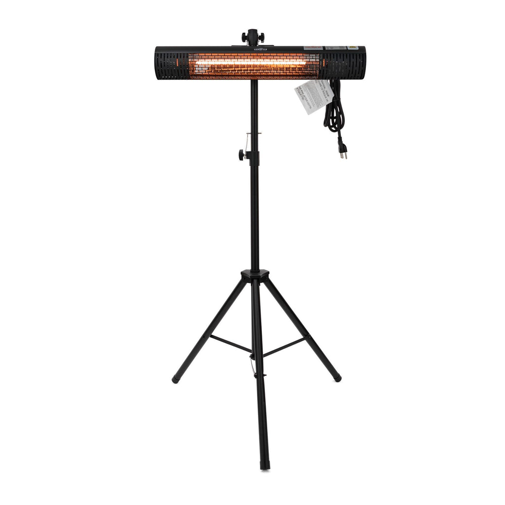 Lifestyle by Focus Infrared Electric Cold Space Heater (Black) with Tripod Stand