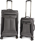 Luggage Viceroy 2 Piece Set Expandable Suitcase with Spinner Wheels, Charcoal, One Size
