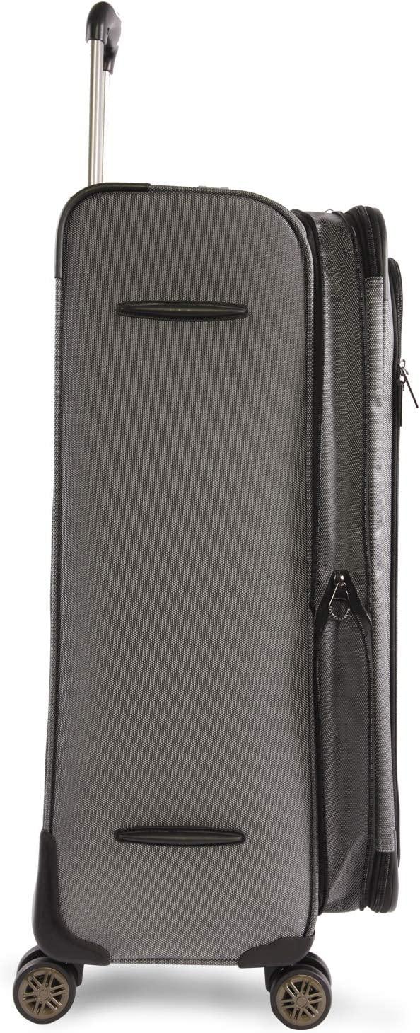 Luggage Viceroy 2 Piece Set Expandable Suitcase with Spinner Wheels, Charcoal, One Size