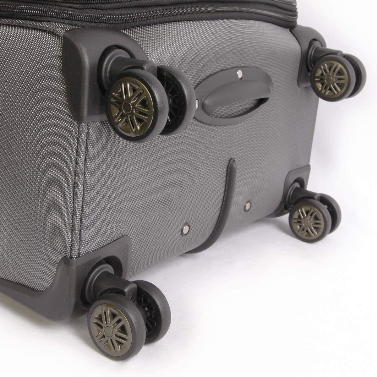 Luggage Viceroy 2 Piece Set Expandable Suitcase with Spinner Wheels, Charcoal, One Size