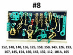SET#8  -19 PIECE AUTO BODY FRAME MACHINE HEAVY DUTY PULLING CLAMPS TOOLS CHAINS