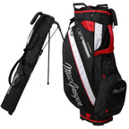 MacGregor Golf Tourney 2-in-1 Cart Bag with Removable Carry/Stand Bag, Black/Red