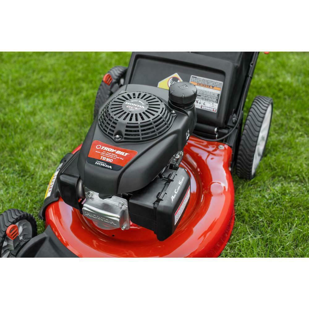 Push Lawn Mower 21 in. 160cc Gas Engine CARB Compliant Bag/Mulch/Side