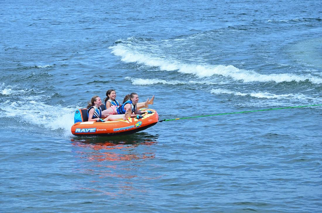 Rave Sports 02643 Warrior X3 Inflatable Three Rider Towable Water Tube