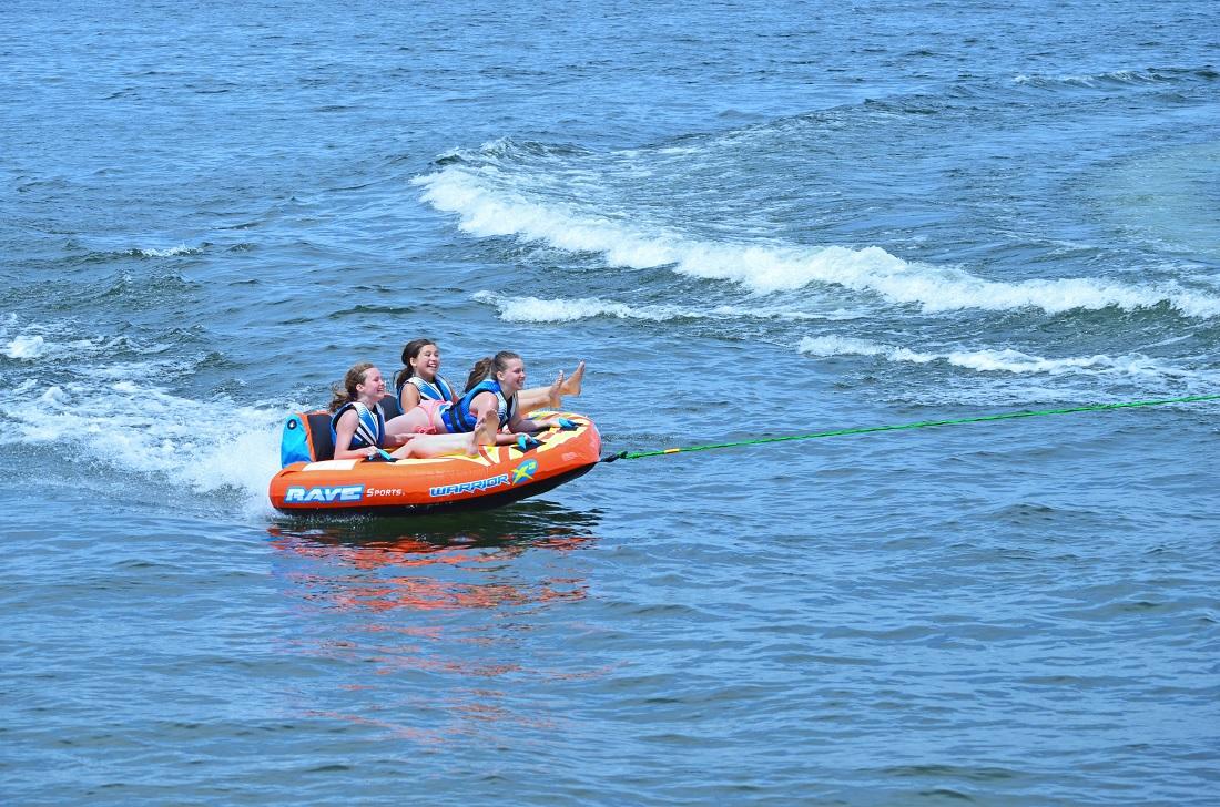 Rave Sports 02643 Warrior X3 Inflatable Three Rider Towable Water Tube