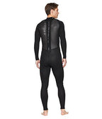 ONeill Wetsuits ONeill Mens Reactor-2 3/2mm Back Zip Full Wetsuit, Black/Black, MT