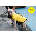 KDKDA Sports Style Ripstop Dog Life Jacket Safety Vest with Superior Buoyancy Rescue Handle Pet Life Jacket Life Jackets for Dogs Small Dogs Duck Pattern Pet Float Coat Dog Lifesaver Dog Life Vest