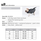 KDKDA Sports Style Ripstop Dog Life Jacket Safety Vest with Superior Buoyancy Rescue Handle Pet Life Jacket Life Jackets for Dogs Small Dogs Duck Pattern Pet Float Coat Dog Lifesaver Dog Life Vest