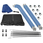 Trampoline Enclosure Set with Top Ring Enclosure System, to fit 14 ft. Round Frames, for 2 or 4 W-Shaped Legs