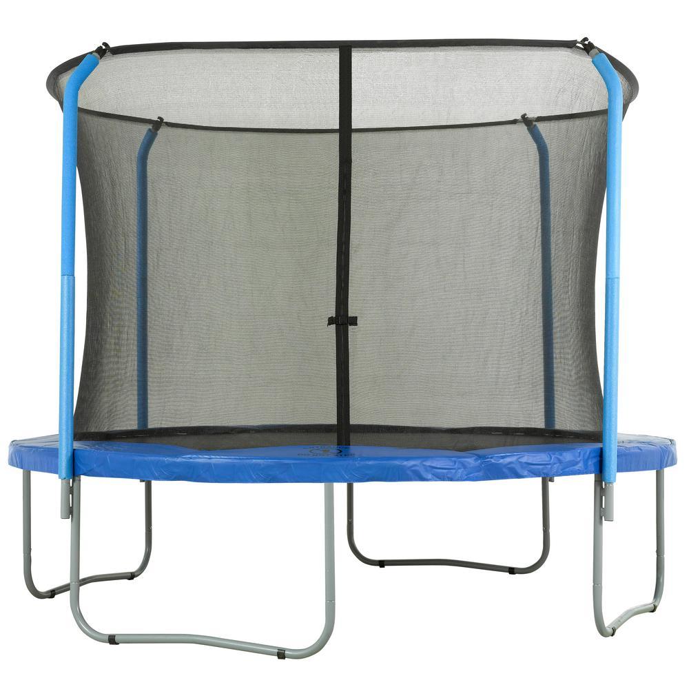 Trampoline Enclosure Set with Top Ring Enclosure System, to fit 14 ft. Round Frames, for 2 or 4 W-Shaped Legs