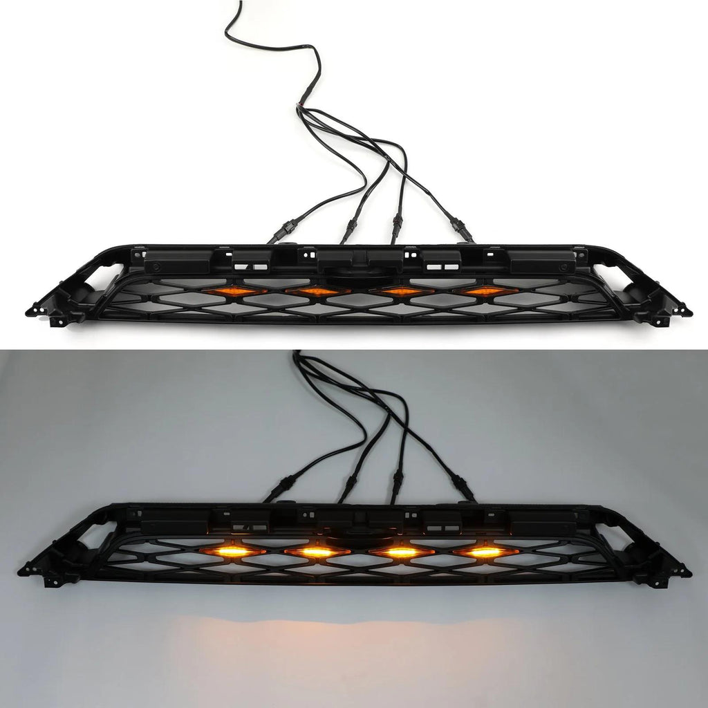 2014-2023 Toyota 4Runner TRD PRO Front Grille Grill Kit + LED Light Generic