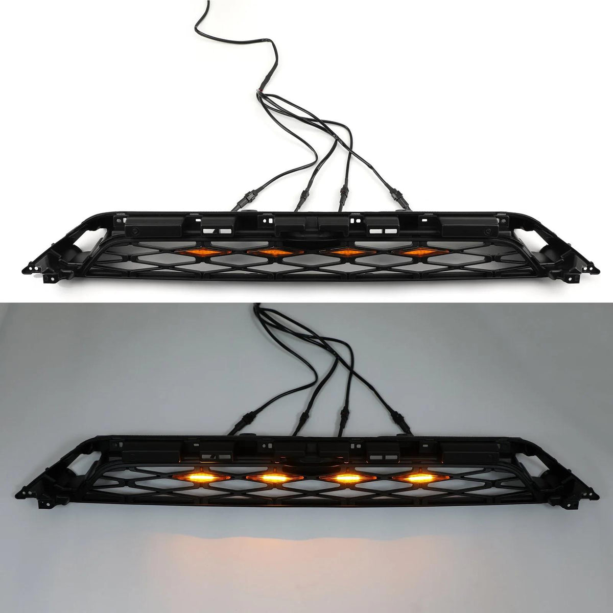 2014-2023 Toyota 4Runner TRD PRO Front Grille Grill Kit + LED Light Generic