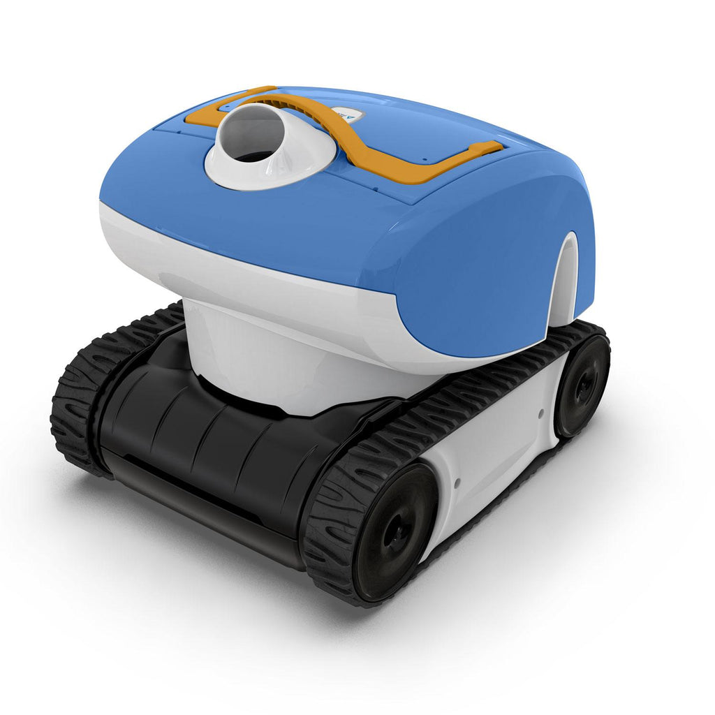 Aqua Products SOLAG Sol Automatic Robotic Pool Cleaner Sweeper with 1 Touch Operation and EZ Clean Basket for Small Above Ground