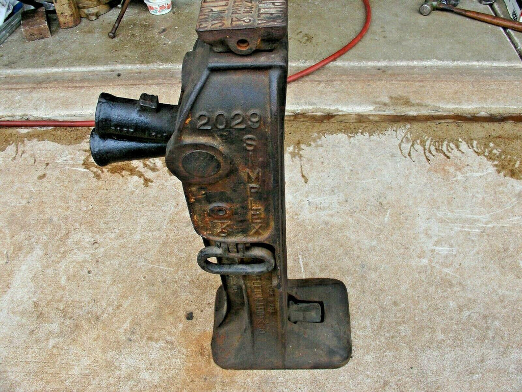 SIMPLEX 20 TON RAILROAD JACK
