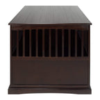 Hot Sale! Wooden Furniture XL Pet Crate Espresso Solid End Table Kennel Consule Decor