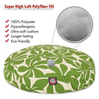 SaPlantation LarRound Indoor Outdoor Pet Dog Bed With Removable Washable Cover By Majestic Pet Products