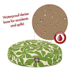 SaPlantation LarRound Indoor Outdoor Pet Dog Bed With Removable Washable Cover By Majestic Pet Products
