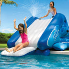 Kool Splash Inflatable Pool Water Slide &amp; Inflatable UFO Chair