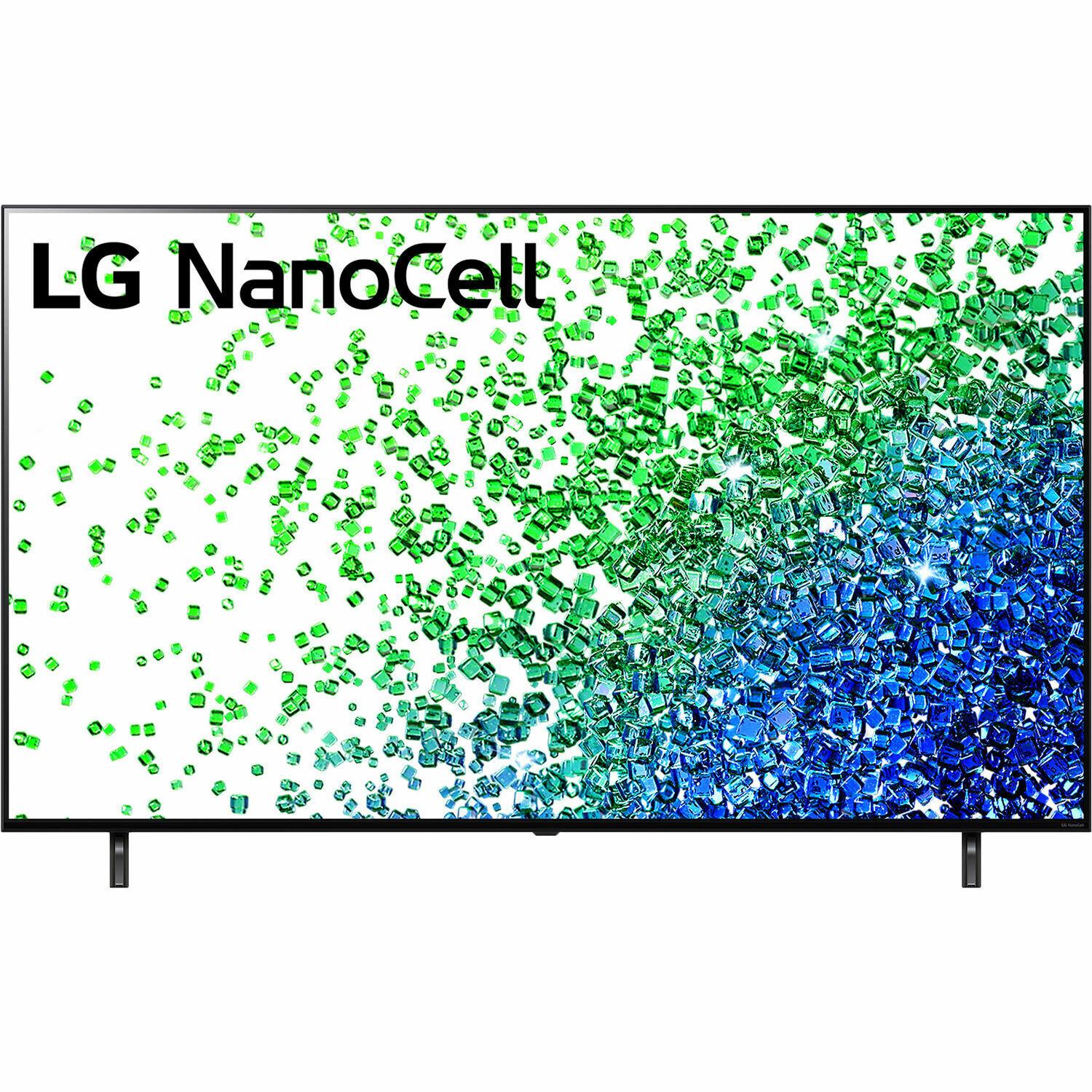 lg nanocell 80 series 55" 4k smart ultra hd hdr tv - 2021 model *55nano80up