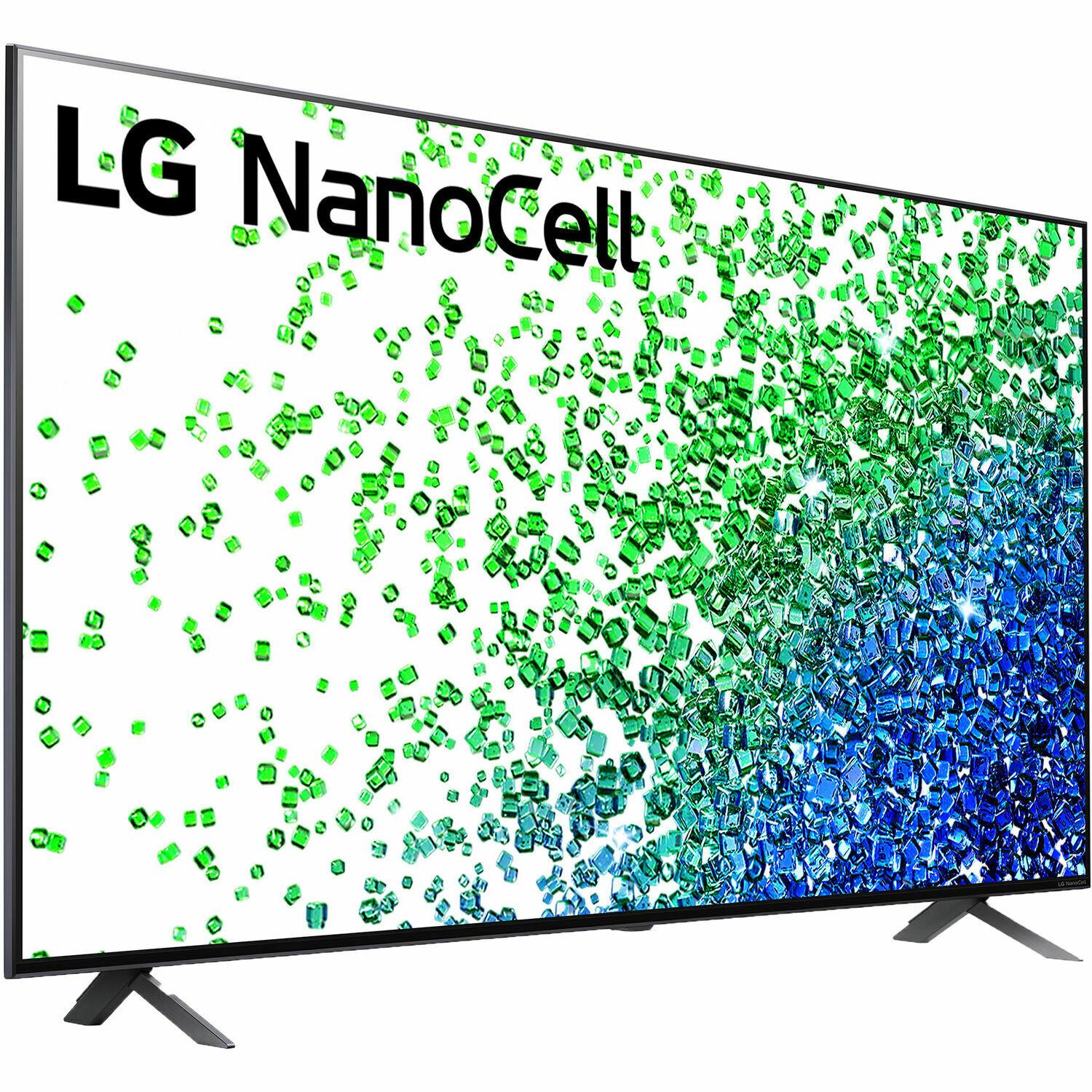 lg nanocell 80 series 55" 4k smart ultra hd hdr tv - 2021 model *55nano80up
