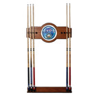 U.S. Navy 30 in. Wooden Billiard Cue Rack with Mirror