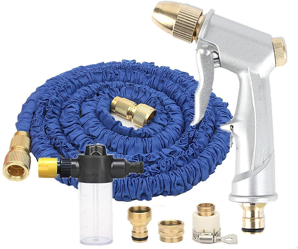 BCGT Garden Hoses Garden Hose, Expandable Water Hose, Extra Strength Fabric, Flexible Expanding Hose with high Pressure Spray Nozzle Function Water, 7.5m/15m/22m/30m