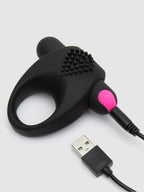 Lovehoney High Flyer 10 Function Remote Control Cock Ring, Black