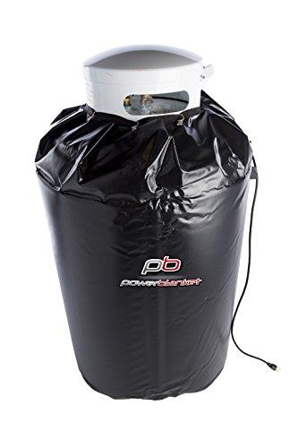 Powerblanket GCW30 Insulated Gas Cylinder Warmer ed for 30 Pound Tank - Propane Tank Heater