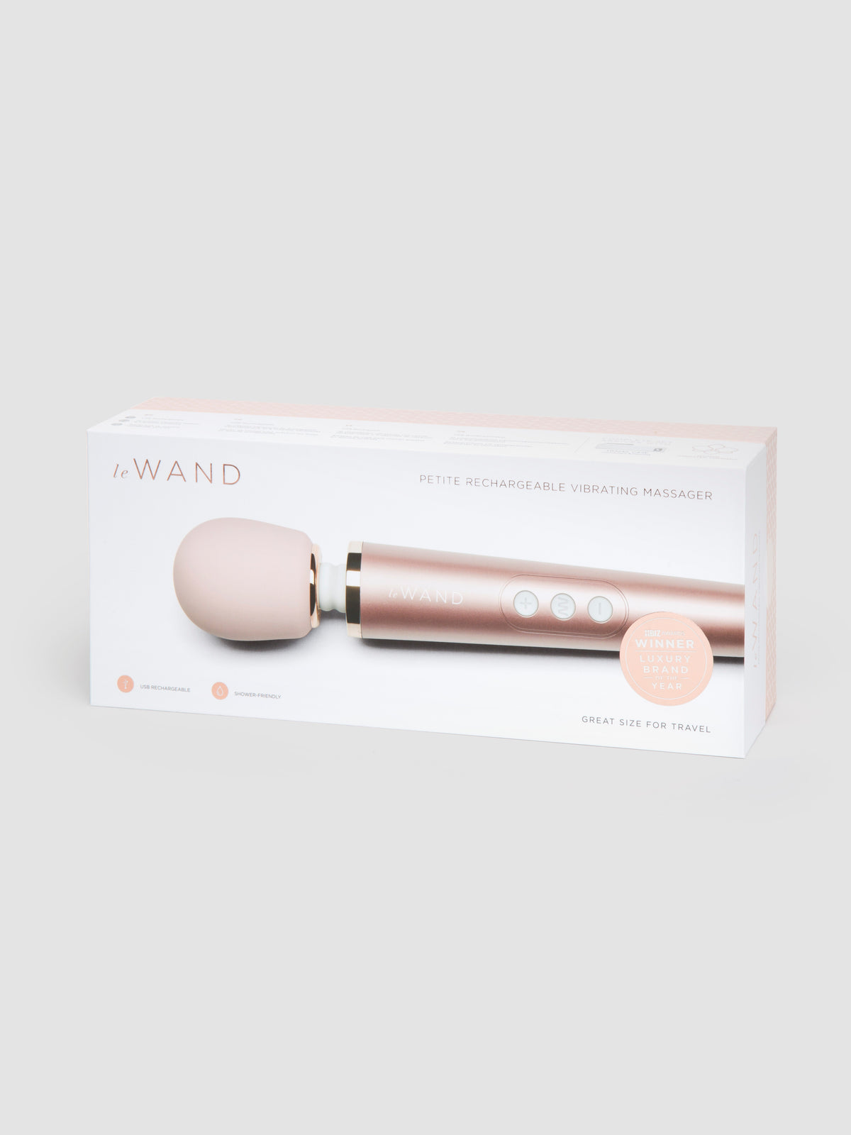 Le Wand Petite Mini Rechargeable Massage Wand Vibrator , Pink