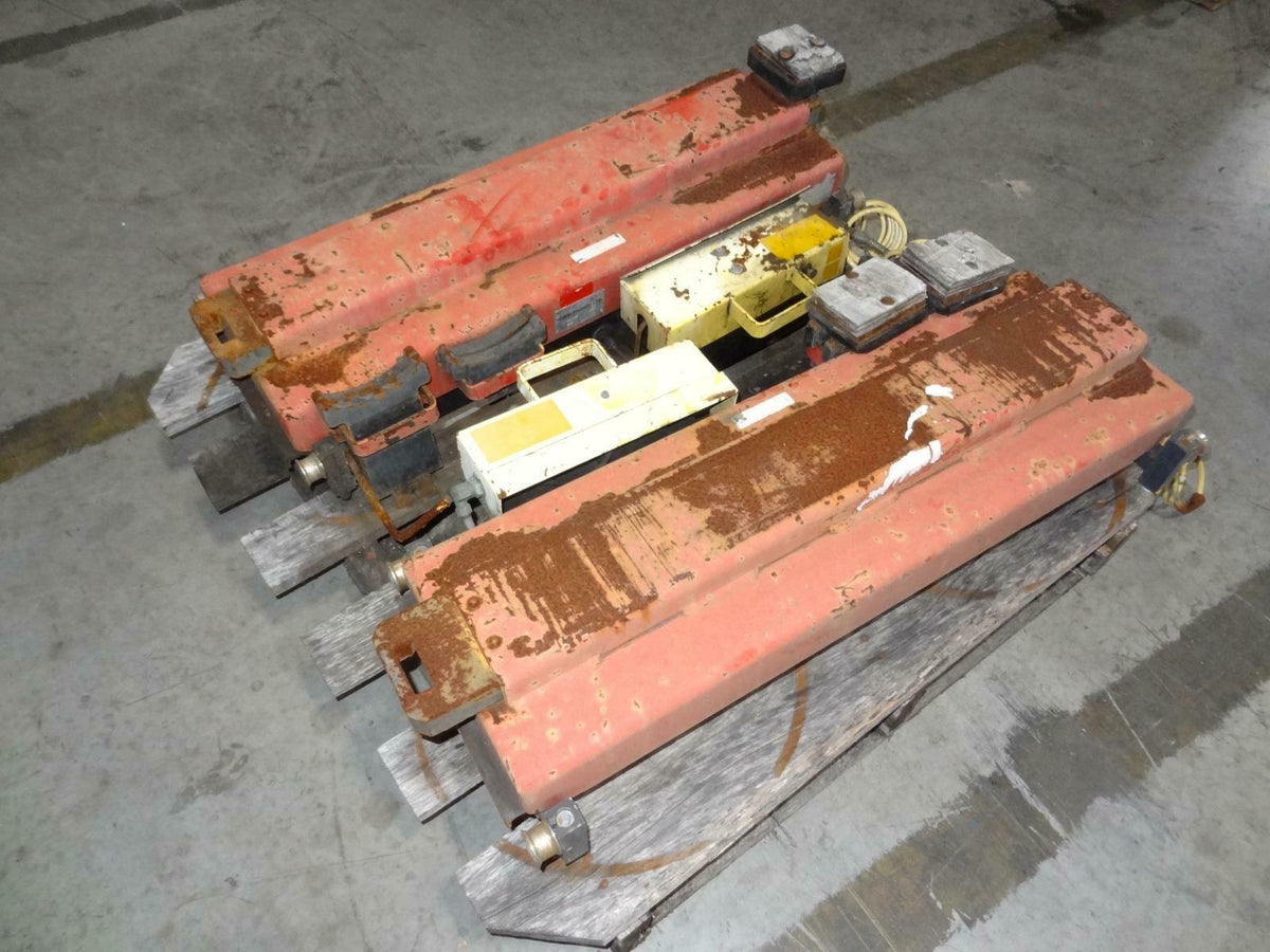 Lot of 2 WheelTronic Air-Hydraulic Sliding Jackbeam 6k lbs. Cap- See Description