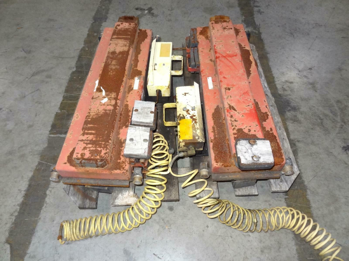 Lot of 2 WheelTronic Air-Hydraulic Sliding Jackbeam 6k lbs. Cap- See Description