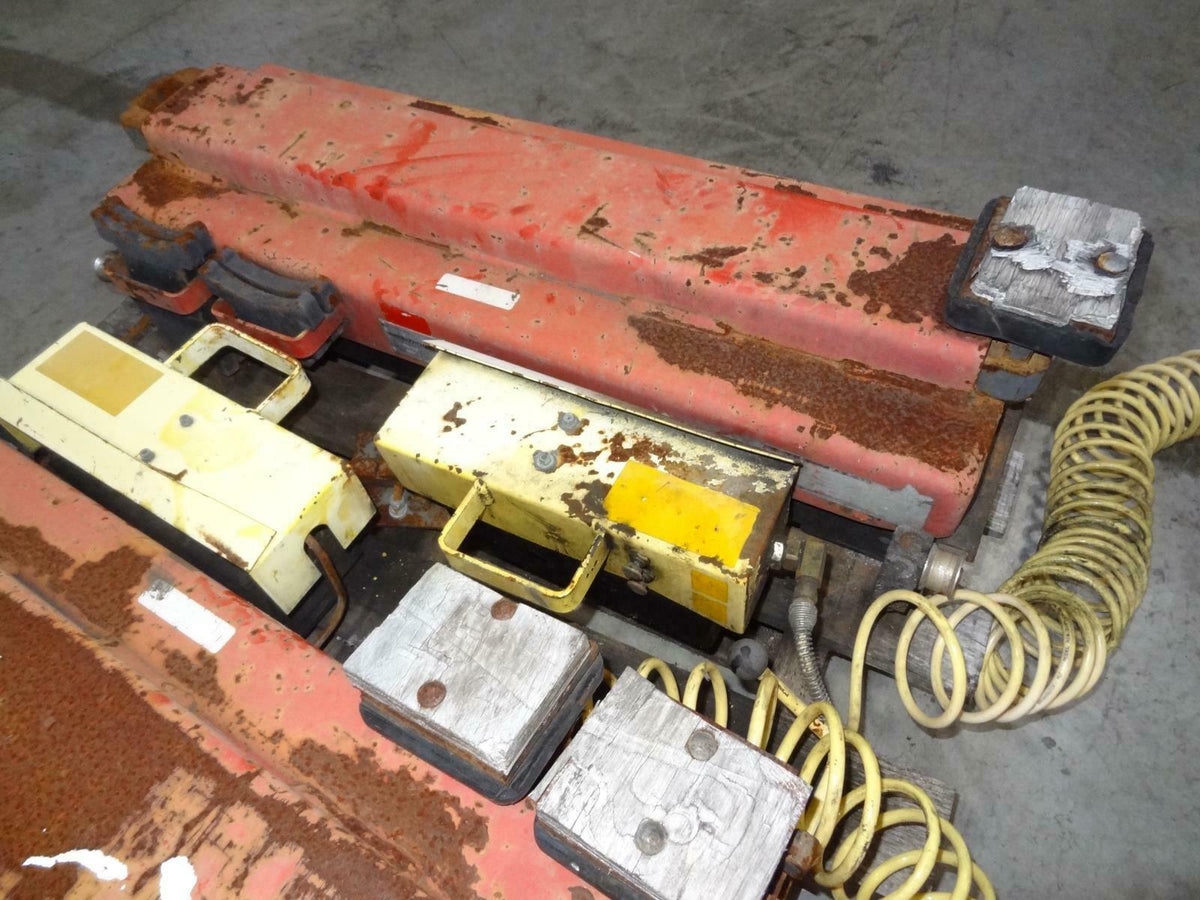Lot of 2 WheelTronic Air-Hydraulic Sliding Jackbeam 6k lbs. Cap- See Description