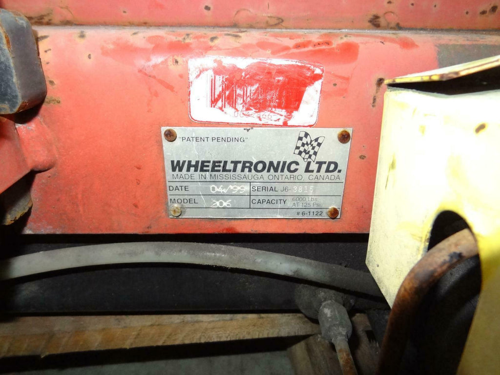 Lot of 2 WheelTronic Air-Hydraulic Sliding Jackbeam 6k lbs. Cap- See Description