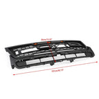 16-17 Explorer Bumper Ford Grill With Lights Front Upper Grille Replacement Generic