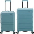 Pagosa Indestructible Hardshell Expandable Spinner Luggage, Baby Blue, 2-Piece Set (22/26)