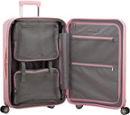 Pagosa Indestructible Hardshell Expandable Spinner Luggage, Baby Blue, 2-Piece Set (22/26)