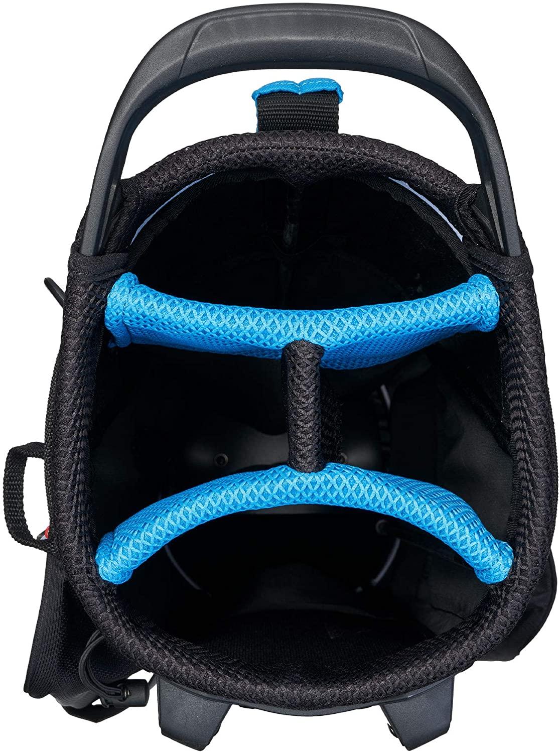 Callaway Golf CHEV 21 Stand Bag Black Cyan Red